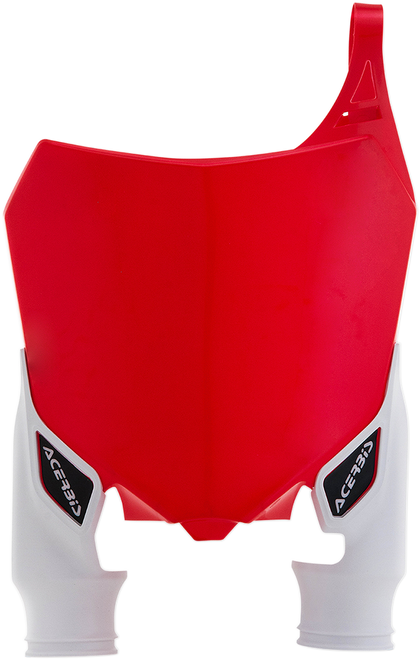 Acerbis Raptor Number Plate - Red/White 2527411005