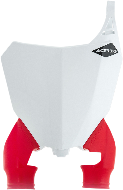 Acerbis Raptor Number Plate - White/Red 2630771030