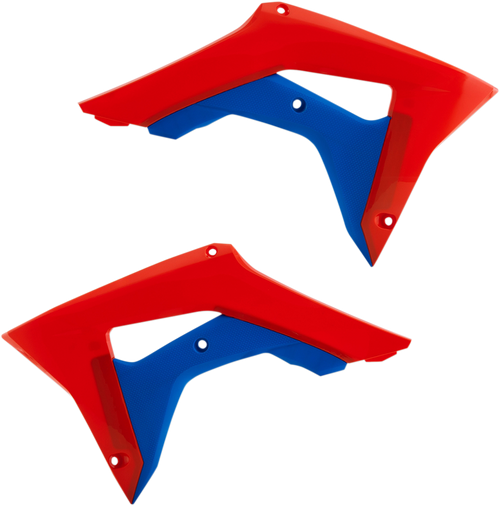 Acerbis Radiator Shrouds - Red/Blue 2630661228
