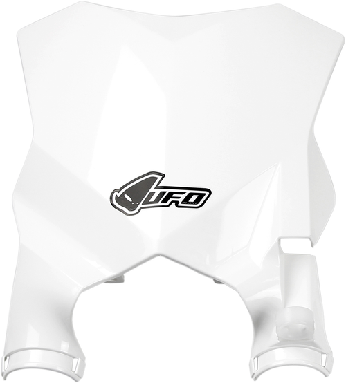Ufo Stadium Number Plate - Ktm White - Ktm KT04080042