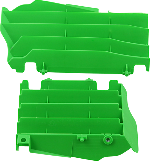 Acerbis Radiator Louvers - Green - Kawasaki 2791430006