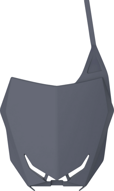 Polisport Number Plate - Restyle - Gray - Rm 125/250 8666600003