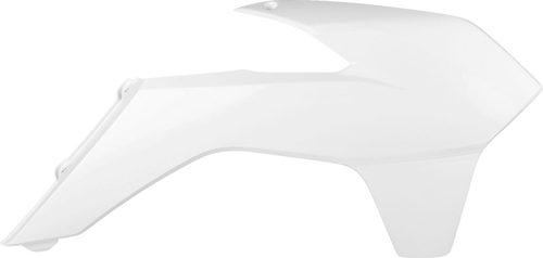 Polisport Radiator Cover - White - Ktm 8417400002