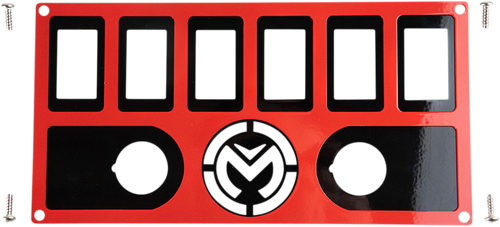 Moose Offroad Dash Plate - Red 400-1209-PU
