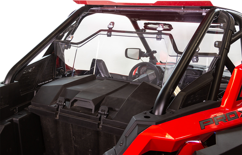 Seizmik Poly Rear Windshield - Uv Resistant - Polaris - Rzr 50-26104KIT