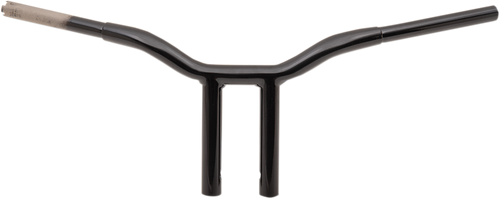 La Choppers Kage Fighter Welded Straight-Riser Handlebar - One Piece - 10" - Black LA-7337-10B