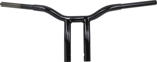 La Choppers Kage Fighter Welded Bent-Riser Handlebar - One Piece - 10" - Black LA-7338-10B