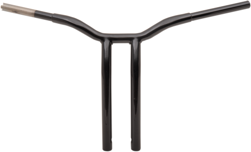 La Choppers Kage Fighter Welded Bent-Riser Handlebar - One Piece - 16" - Black LA-7338-16B
