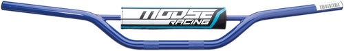 Moose Offroad Carbon Steel 7/8" Handlebar - Atv High - Blue H31-6263L