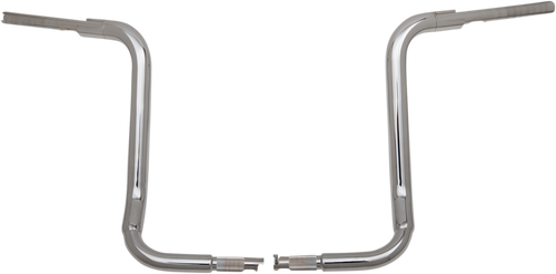 Fat Baggers Inc. 1-1/2" Ez Install Rounded Top Handlebar - 16" - Chrome 803016
