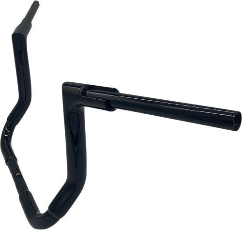Fat Baggers Inc. 1-1/2" Ez Install Flat Top Handlebar - 12" - Black 605012-B
