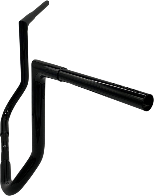 Fat Baggers Inc. 1-1/4" Ez Install Flat Top Handlebar - 14" - Black 705014-B