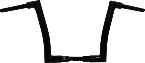 Fat Baggers Inc. 1-1/2" Ez Install Flat Top Handlebar - 12" - Black 648012-B