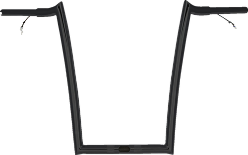 Paul Yaffe Bagger Nation Pre-Wired Handlebar - Oem - 16" - Black PYO:OEMPW-15L-16 B