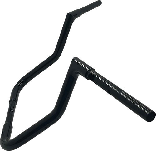 Fat Baggers Inc. 1-1/4" Ez Install Flat Top Handlebar - Reduced Reach - 13" - Black 745013-B