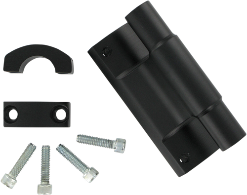 Powermadd Powerriser 475 Pivoting Handlebar Risers - 2" X 4-3/4" - Oversized Handlebars 45431