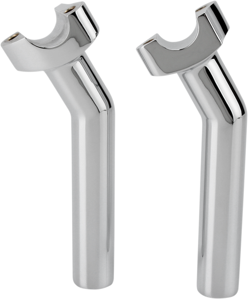 Drag Specialties Forged Aluminum Handlebar Risers - Pullback - 6-1/2" - Chrome 0602-0411