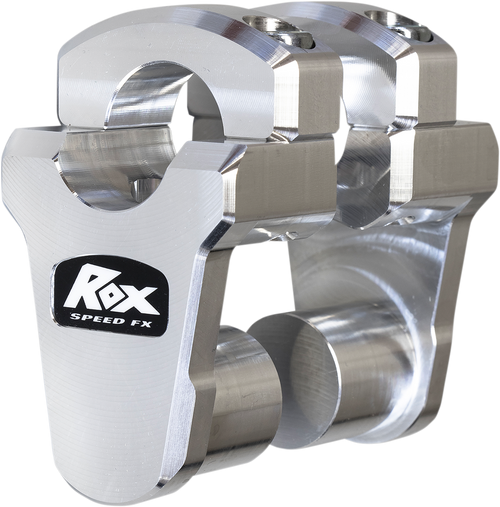 Rox Speed Fx Pivoting Handlebar Risers For 1-1/8" Bar Clamps - 2" - Chrome 1R-P2PP