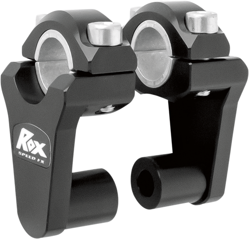 Rox Speed Fx Elite Pivoting Handlebar Risers For 7/8" And 1-1/8" Handlebars - 2" - Black 1R-P2SEK