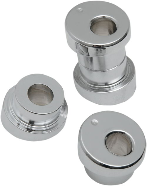 La Choppers Angled Handlebar Riser Bushing Kit - 10° - Chrome LA-7400-10