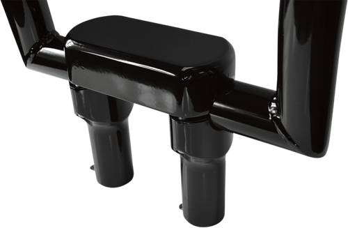 Drag Specialties Handlebar Riser & Top Clamp Kit - 4" - Big Buffalo - Black 0602-0605