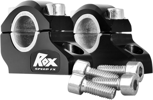 Rox Speed Fx Pro-Offset Elite Block Handlebar Risers - 1-1/4" - Black 3R-B12POEK