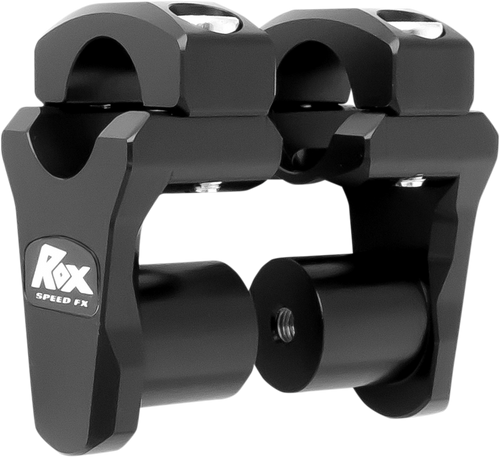 Rox Speed Fx Pivoting Handlebar Risers For 1-1/8" Bar Clamps - 1-3/4" - Black 3R-P2PPLK