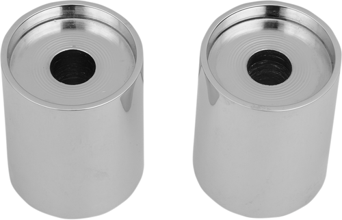La Choppers Handlebar Riser Extensions - 2" X 1-1/2" - Chrome LA-7413-53
