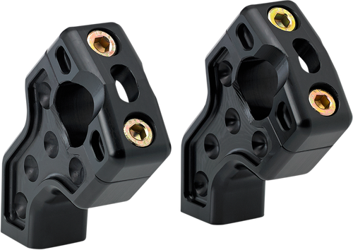 Joker Machine Pullback Handlebar Risers - Black 03-866B