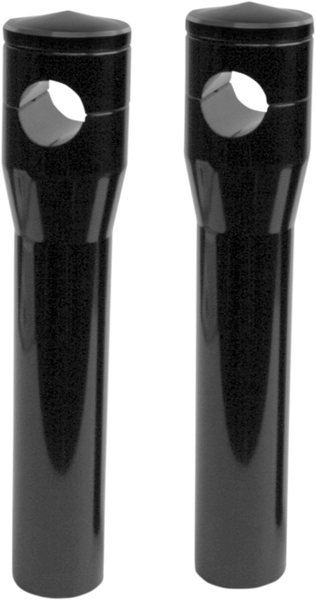 Accutronix Elite Custom Billet Aluminum Risers - Standard - 8" - Black HR1358-B
