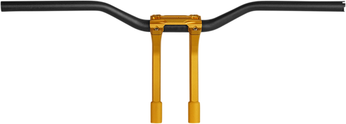 Performance Machine (Pm) Phatbar & Riser Kit - External Wiring - 9" - Gold Ops 0208-2186M-SMG