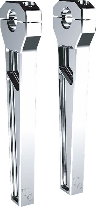 Todd'S Cycle Risers - 1" Clamping - 10" Rise - Chrome TD-R11-10