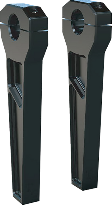 Todd'S Cycle Risers - 1-1/8" Clamping - 8" Rise - Black TD-R21-08B