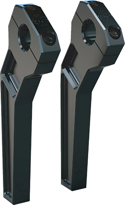 Todd'S Cycle Risers - Pullback - 1-1/8" Clamping - 8" Rise - Black TD-R22-08B