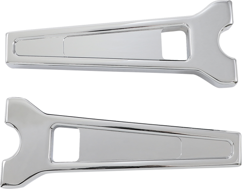 La Choppers Performance Risers - Straight - 8" X 1-1/4" - Chrome LA-7480-08C