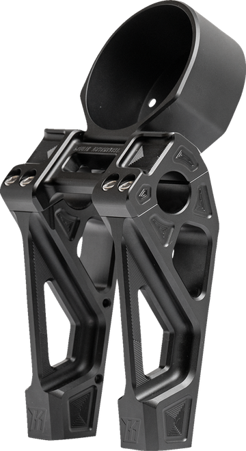 Kodlin Usa Fastback Risers - Includes Clamp - 6" - Black K55129