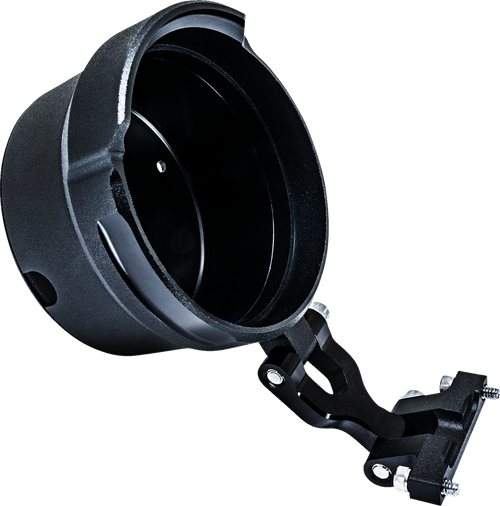 Performance Machine (Pm) Gauge Relocation Kit - Round - Black Ops 0208-2192-SMB