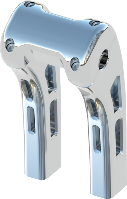 Magnum Shielding Ghost Risers - 1-1/4 Clamp - 8" - Chrome 3R-0408