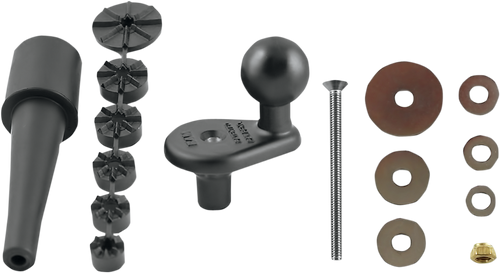 Ram Mounts Motorcycle Fork Stem Mount Base With 1" Ball RAM-B-342