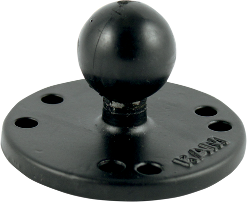 Ram Mounts Mount Adapter - Ball W/ Amps Hole Adapter RAM-B-202