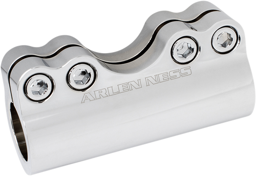 Arlen Ness Modular Adjustable Handlebar Clamp - 1-1/4" - Chrome 08-053