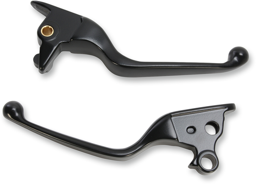 Drag Specialties Wide Blade Lever Set - Black 0610-1683