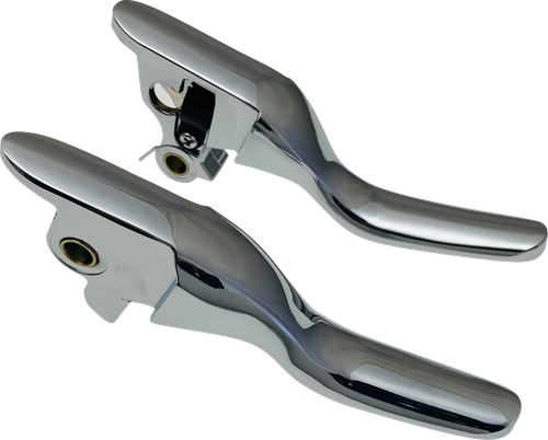 Drag Specialties Short Lever Set - Chrome 0610-2314