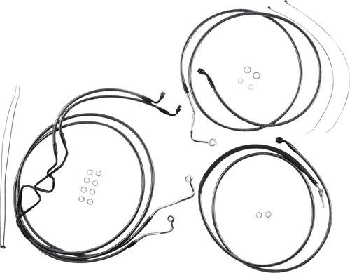 Magnum Shielding Karbonfibr Designer Handlebar Installation Kit - 8" - '17-'20 Flhr 787928