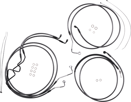 Magnum Shielding Karbonfibr Designer Handlebar Installation Kit - 8" - '17-'20 Fltr 787878