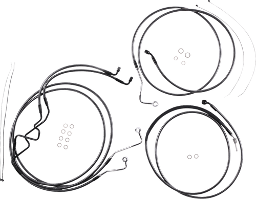 Magnum Shielding Karbonfibr Designer Handlebar Installation Kit - 10" - '17-'20 Fltr 787875