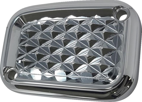 Covingtons Master Cylinder Cover - Brake - Front - Diamondback - Chrome C3056-C