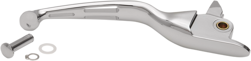 Drag Specialties Slotted Wide Blade Replacement Brake Lever - Chrome 0614-0807