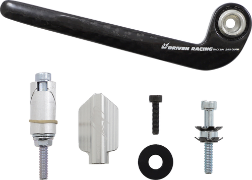 Driven Racing Trackday Lever Guard - Carbon Fiber - Clutch - Silver DCTDLG-2-SL
