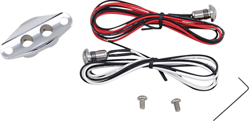 Drag Specialties Duet Handlebar Switch Kit - Dual Button - Chrome 0616-0204